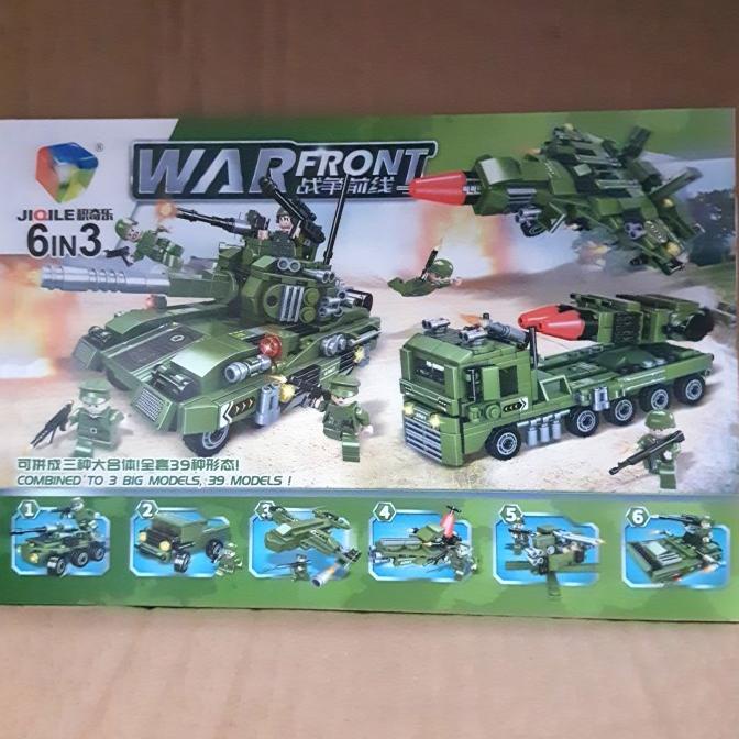 Mainan Lego Army Lego Tentara War Front 6 in 3