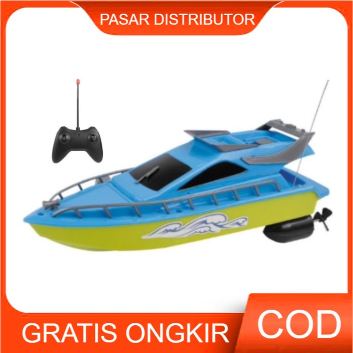 MUST HAVE MAINAN ANAK RC SPEED BOAT KAPAL REMOTE CONTROL RACING BOAT PERAHU AIR TERMURAH