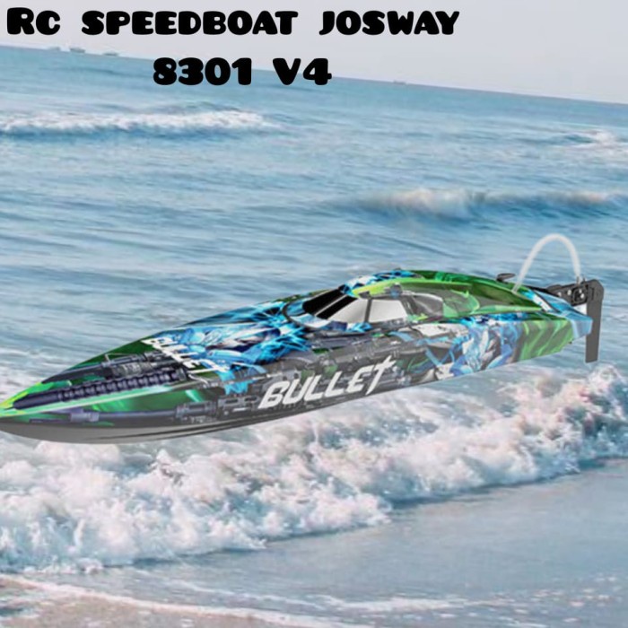 FLASH SALE RC BOAT JOYSWAY 8301 V4 BULLET BRUSHLESS 2.4GHZ V4 RC RACING BOAT TERLARIS