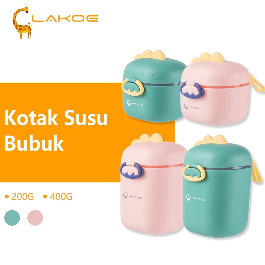 Big Sale LAKOE INDONESIA Tempat Susu Bubuk Bayi Kotak Susu Milk Powder Container g Terbaru ϟ.