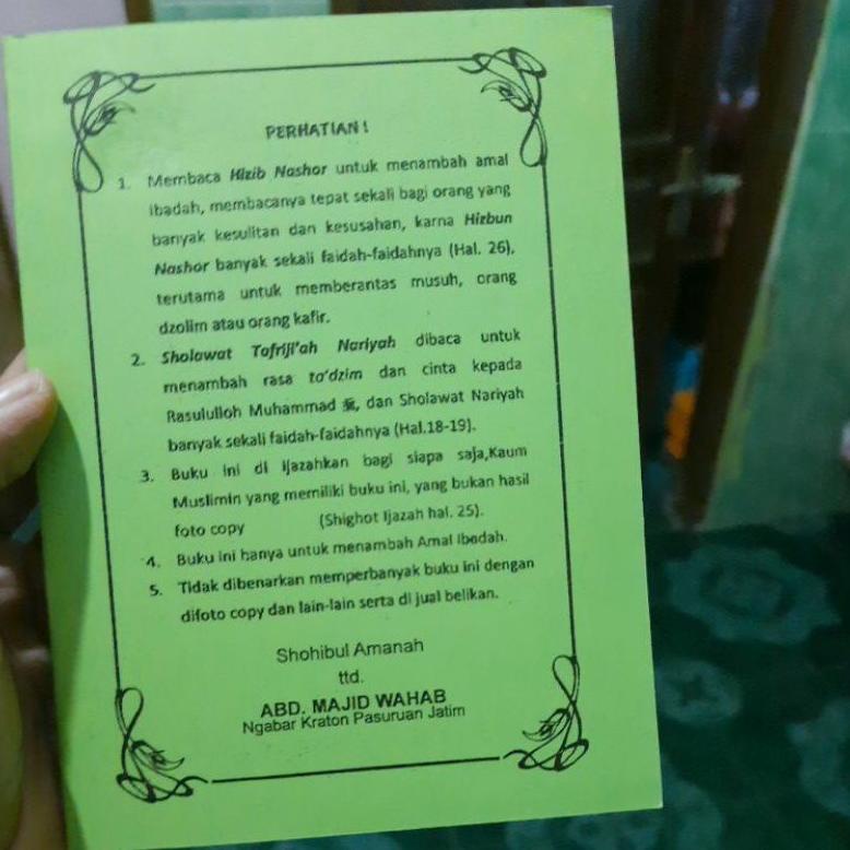 

ERA219 kitab maslak hizib nashor *