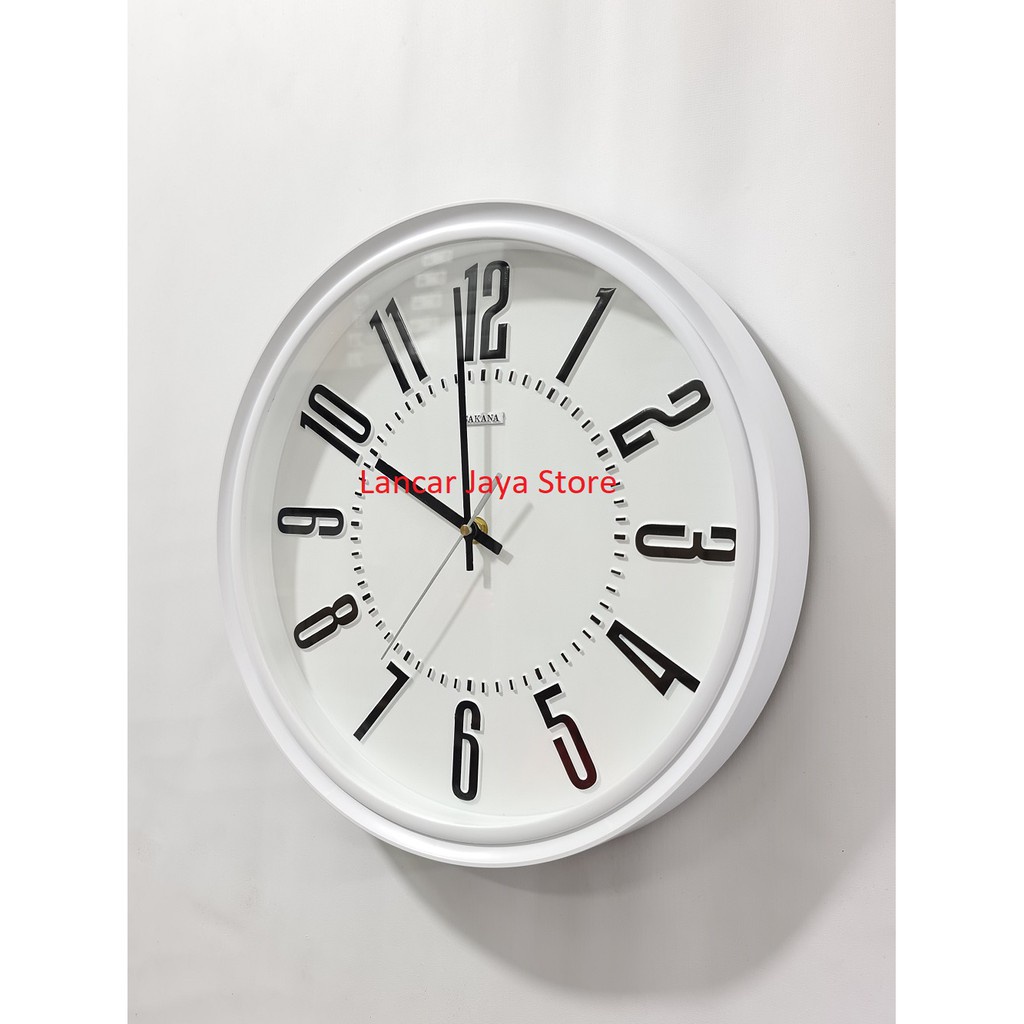 Jam Dinding Sakana 550 Putih Sakana