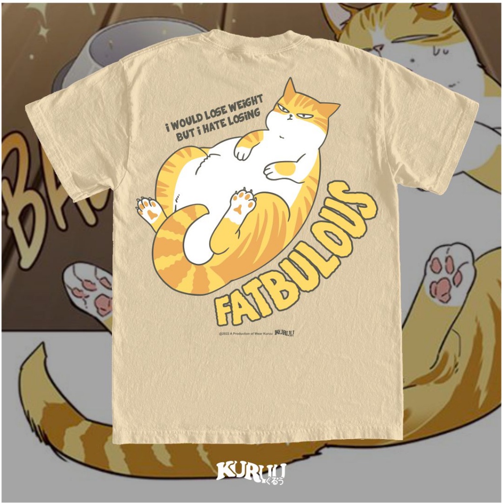 Baju Kaos Anime - Kuruu Fatbulous Tee