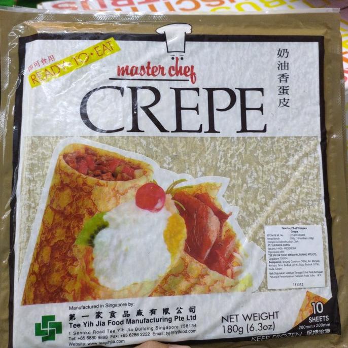 

```````] TYJ MASTER CHEF CREPE 180 gr 10 lembar 8 gr crepe