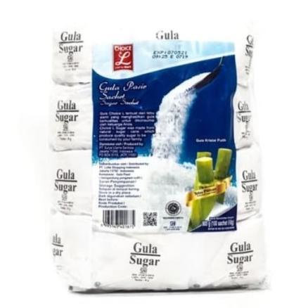 

*****] CHOICE L GULA PASIR SACHET 100sx8gr