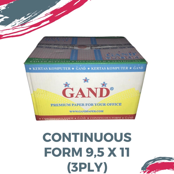 

Gand Continuous Form 3 ply Full HARGA DISKON