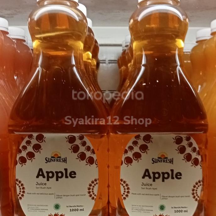 

#####] SUNFRESH JUICE APPLE 1 liter sari buah apel jus apel
