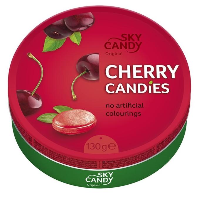 

_^_^_^] Sky Candy Cherry Candies No Artificial Colourings 130gr - Permen Cheri