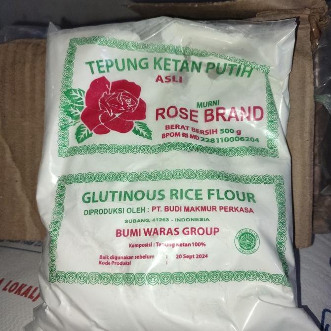 

cusss order] tepung rose ketan 500 grm