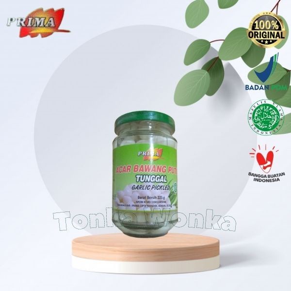 

Hariya Jual Prima Acar Bawang Putih Tunggal 225G Halal Original Bpom Murah