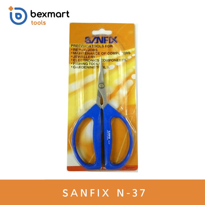 

Bestseller Gunting Stainless Multifungsi 6.25 Inch Sanfix N-37 - Slim
