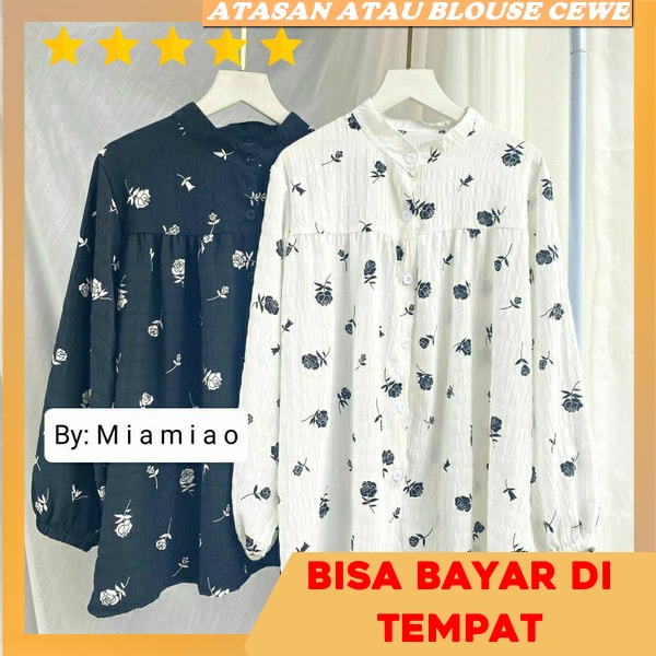 Kemeja Kekinian Cewek Jumbo Blose Bju Ootd Hijab Lengan Balon Shimer Baju Atasan Wanita Terbaru Jumb