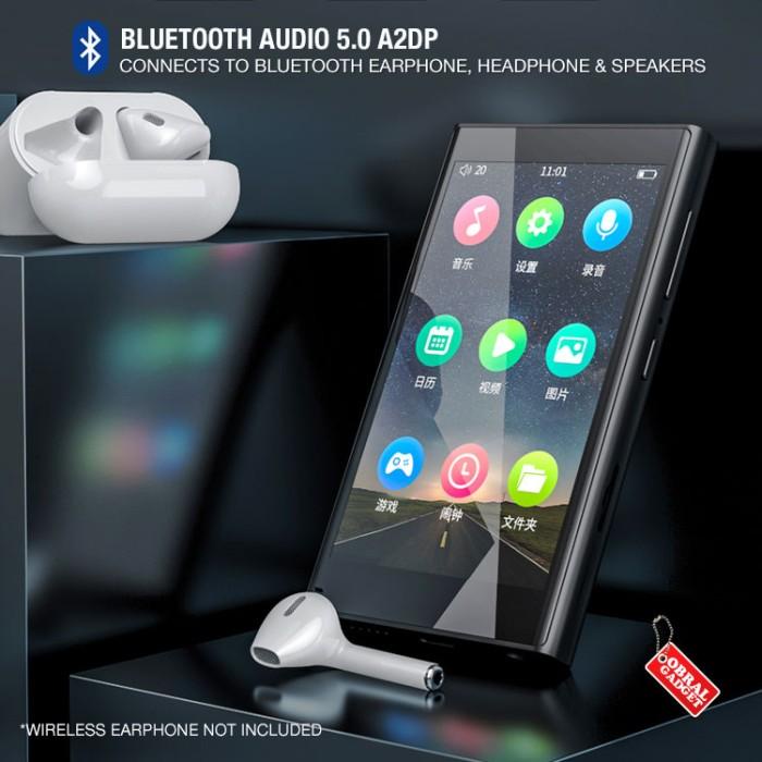 Ruizu H10 Mp3 Mp4 Audio Video Player Bluetooth Hq Sq Fm Flac Portable