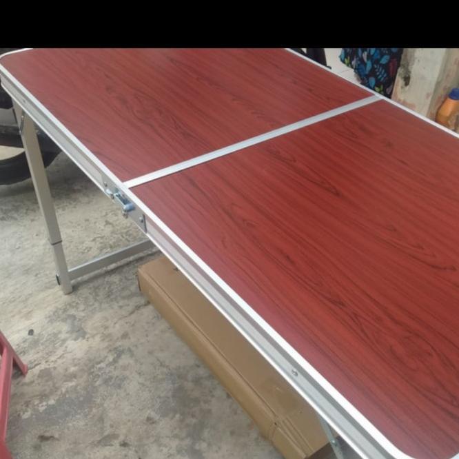 Meja Lipat Koper Kaki Kotak (Portable) Cocok Buat Jualan / Pameran