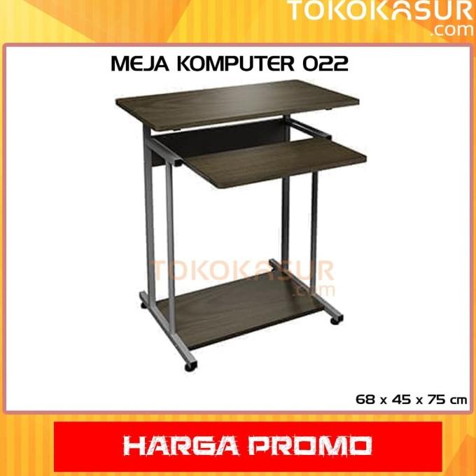 Meja Komputer Minimalis Kaki Besi 022