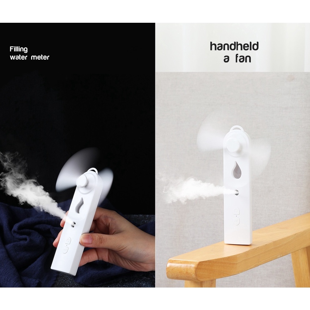 Fresh Product9q4Pe MINI NANO FAN MIST SPRAYER IONS SKIN CARE -  RECHARGER