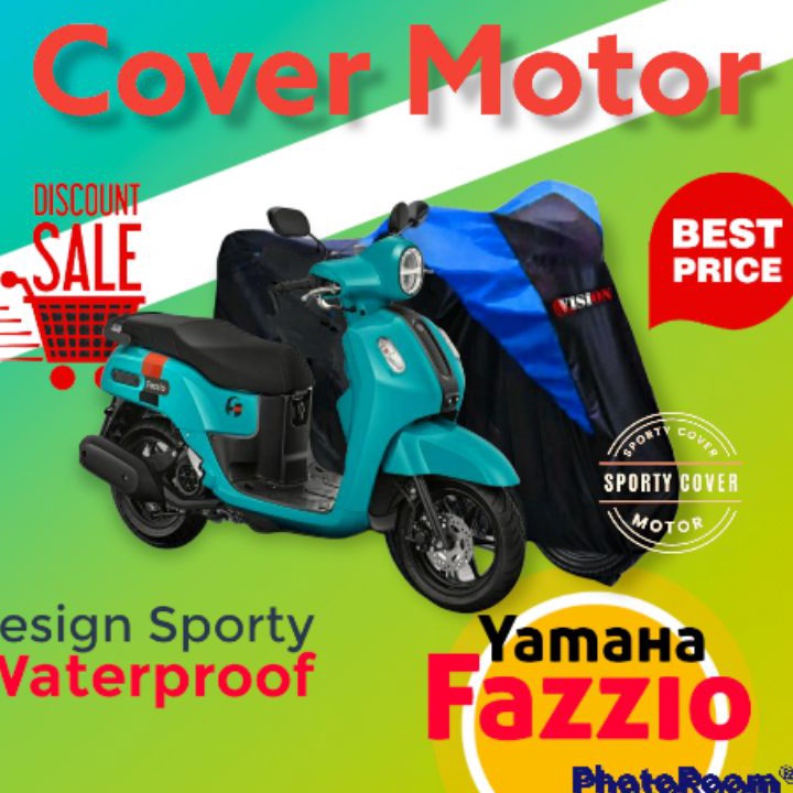 DNE307 Cover motor Fazzio Sarung Motor Yamaha Fazzio Tutup Motor Fazzio &lt;&lt;&gt;&gt;