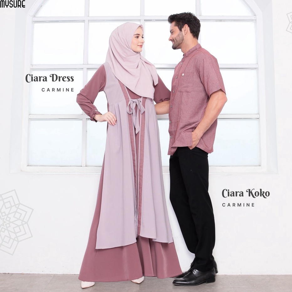 Terlaku.. Mysure Baju Lebaran Couple Pasangan Remaja Kekinian Terbaru 2022 Premium Suami Istri Jumbo