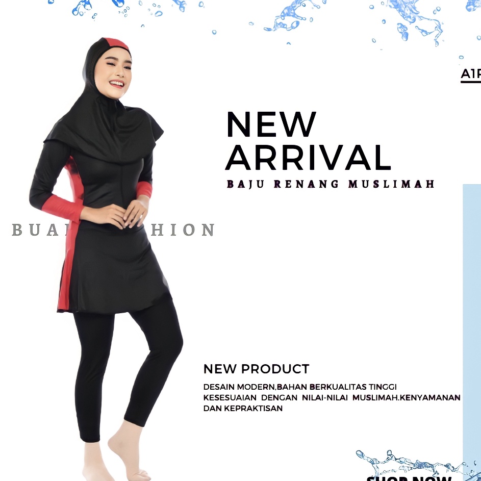 Star Seller.. Baju Renang Muslimah Dewasa Jumbo - Baju Renang Wanita Model Terkini dengan Baju Renang Muslimah Remaja, Baju Renang Muslimah Syari, dan Swimsuit Trendi untuk Baju Renang Dewasa Wanita Muslimah Hijab A1P