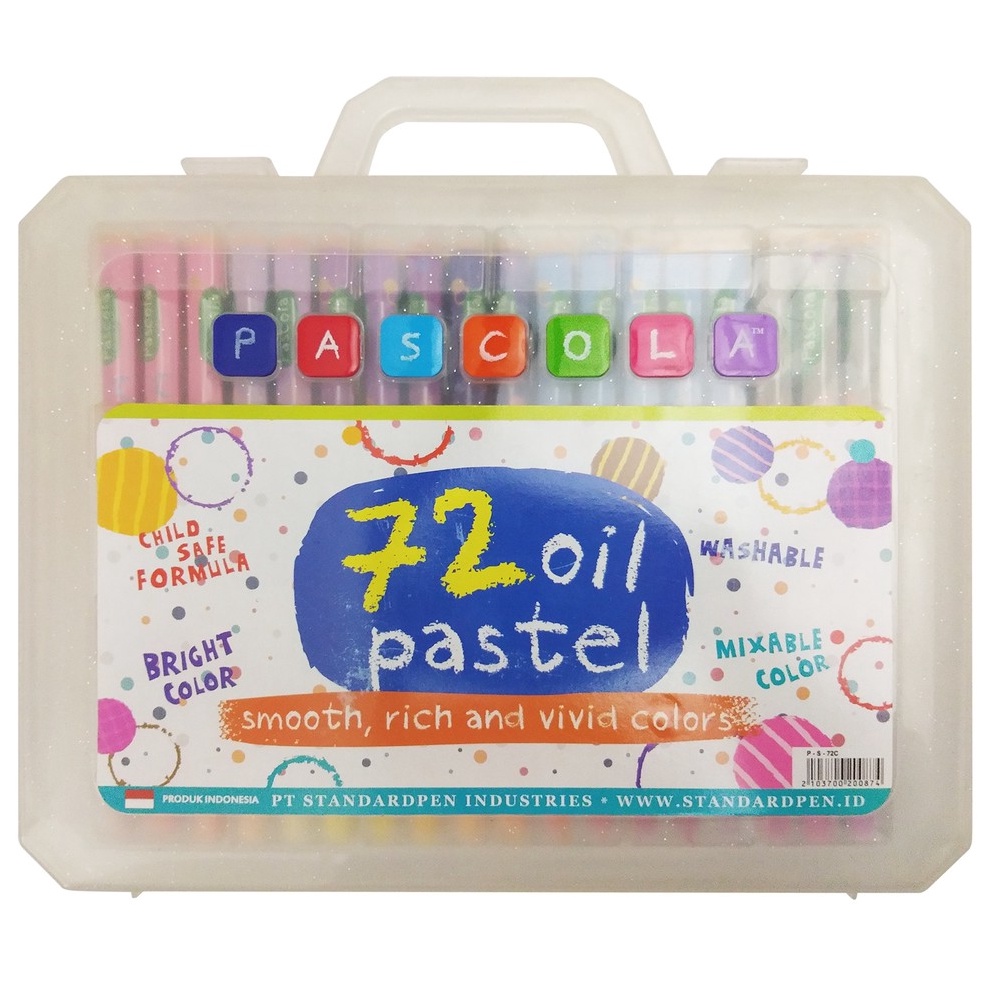 

☊ Oil Pastels / Krayon / Crayon Pascola 72 Warna 90