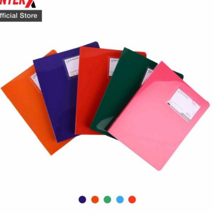 

[RU㊚.B☞) Clear holder A5 Inter X 20 pocket / dokumen keeper / display albumberrkualitas!