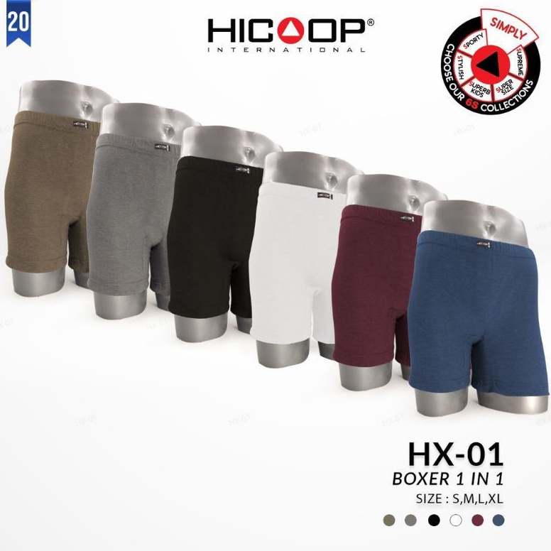 TREND TERBARU Hicoop Boxer HX-01/ Celana Dalam Boxer Hicoop HX-01
