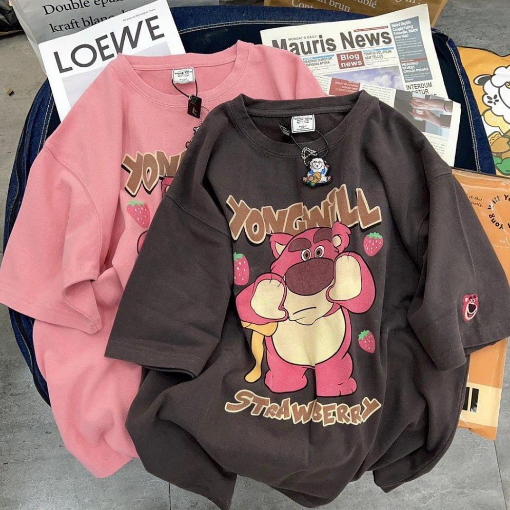T-SHIRT YOUNG WILL BEAR LOTSO STRAWBERRY V1