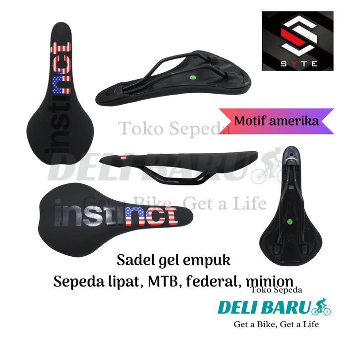Syte Sadel Gel Jok Syte Instinct Sepeda Mtb, Federal, Lipat, Fixie $12