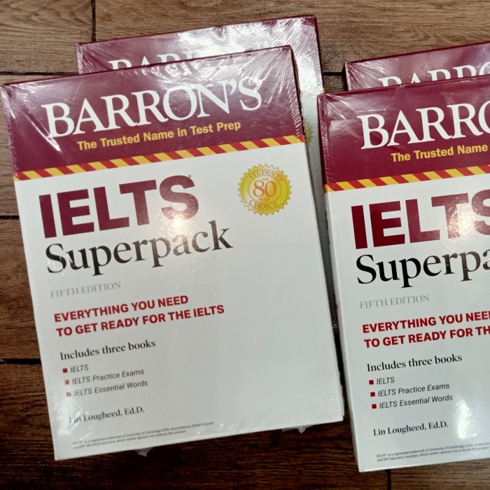 Bestseller Barrons: Ielts Superpack - ( Dec 2020 ) Original