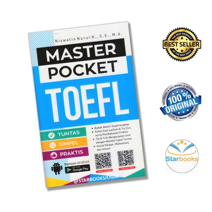 Bestseller Master Pocket Toefl - Cemerlang