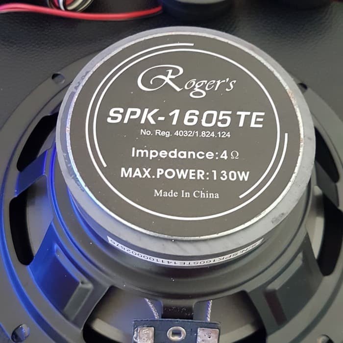 speaker mobil split 2 way merk roger's seri spk - 1605 te cikacika321