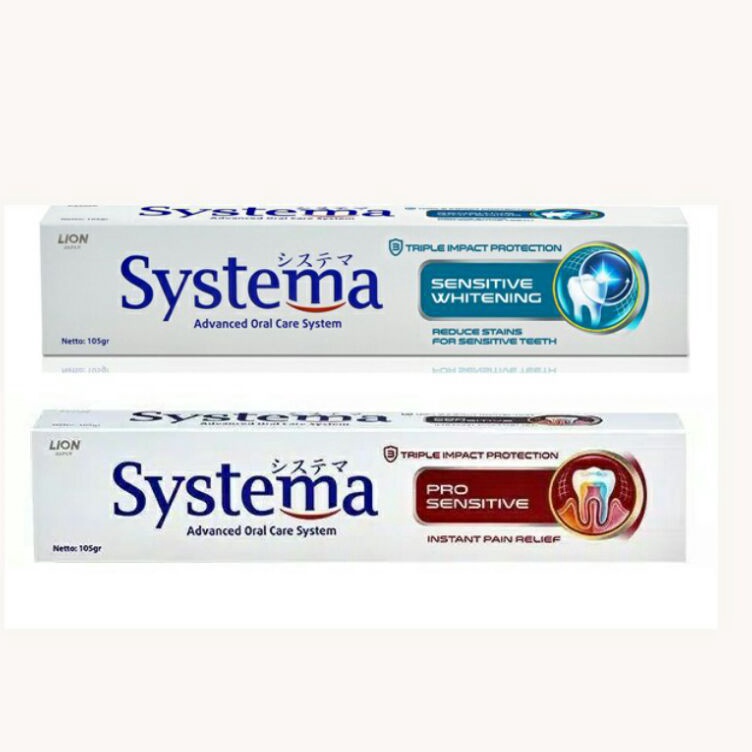 ㊎ SYSTEMA PASTA GIGI SENSITIVE 105g へ