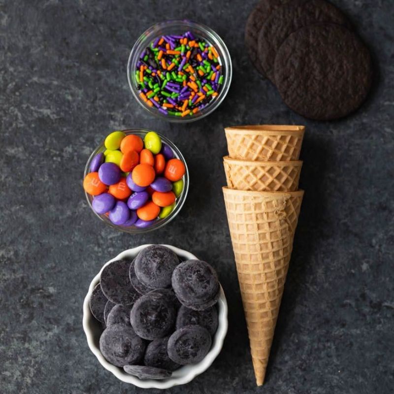 

X 50 Kecil 50 Besar Sugar Cone Waffle Kerucut Ice Cream Corneto