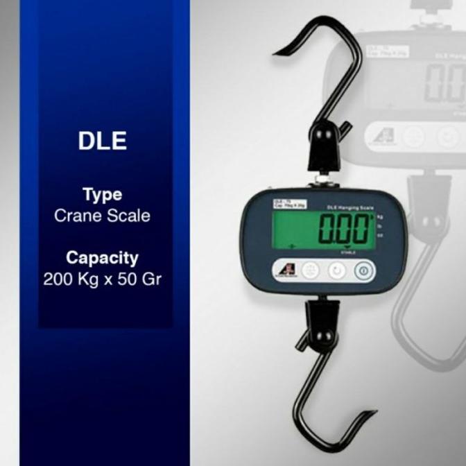 Timbangan Gantung Digital Dle 200Kg/ Timbangan Digital 200Kg Timbangan