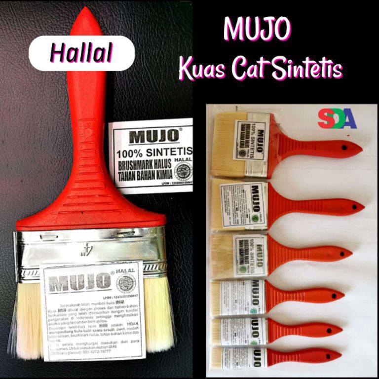 

Buruan Beli 0MYKE Mujo Kuas Cat Sintetis 3 inch 066 ❉Terbaru