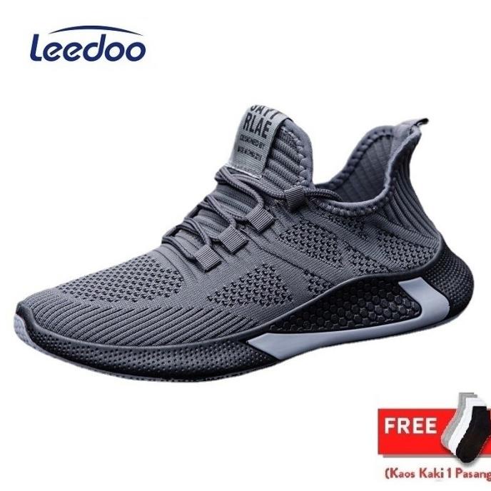 Leedoo Sepatu Pria Formal Sneakers Sepatu Olahraga Running MR126