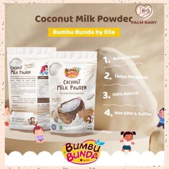 

yang dicari] Bumbu Bunda by Elia Organic Coconut Milk Powder Mpasi Santan Bubuk