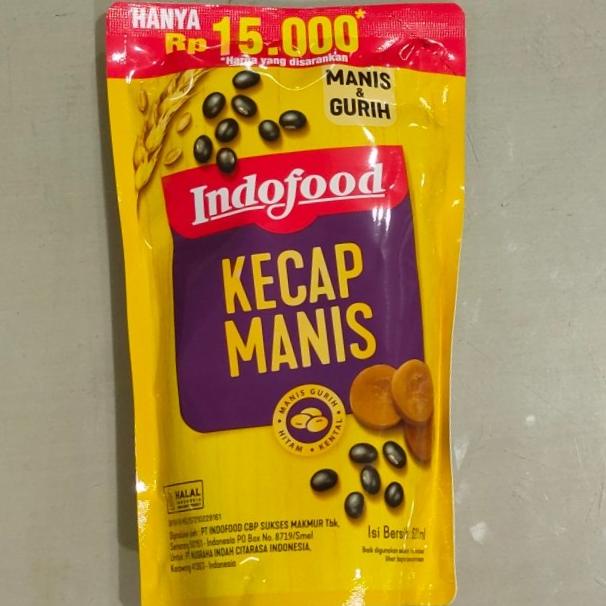 

((((()paling dicari] Kecap manis INDOFOOD pouch 520ML