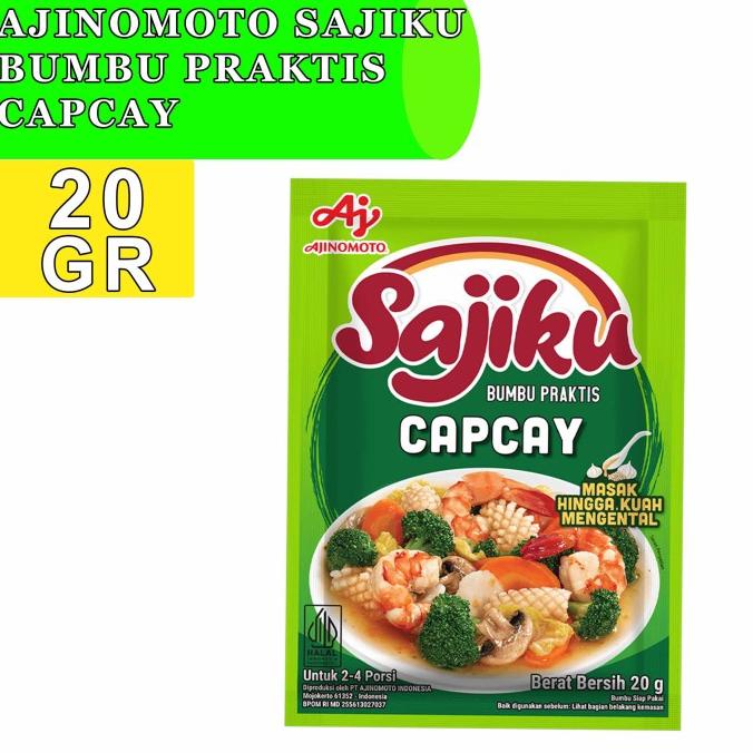 

~~~~~] SAJIKU BUMBU SIAP PAKAI ANEKA SAYUR CAPCAY 20g