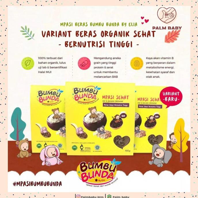 

] Bumbu Bunda by Elia Beras Organik Sehat 100 g