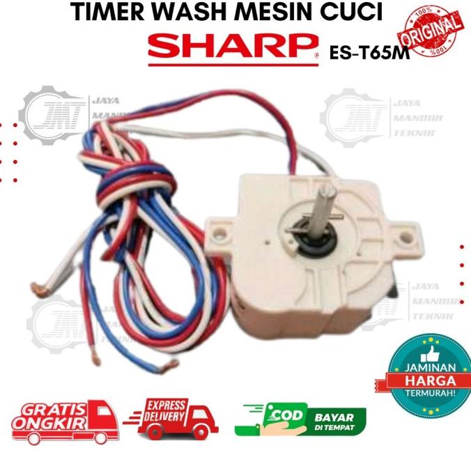 {{{{{{] [TERMURAH] ORIGINAL TIMER WASH MESIN CUCI SHARP 2TABUNG ES-T65M