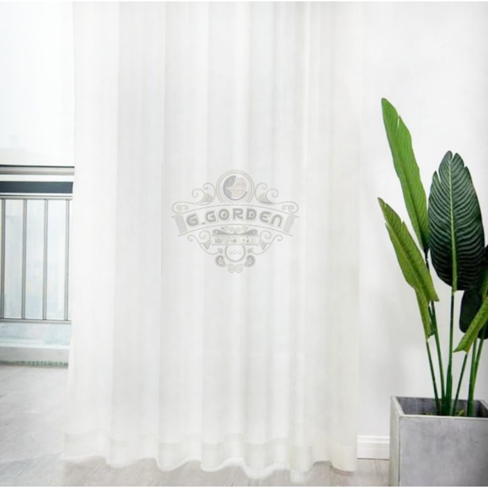 vitrase Foil polos 2 meter/Vitrase Daleman gorden/Gorden transparan