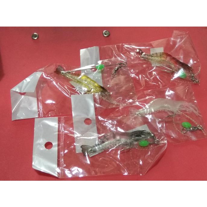 ,,,,,,,] Umpan udang karet silikon