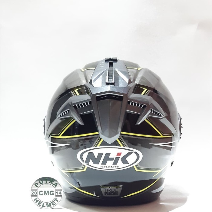 Helm Nhk Gladiator Hawk Black Yellow