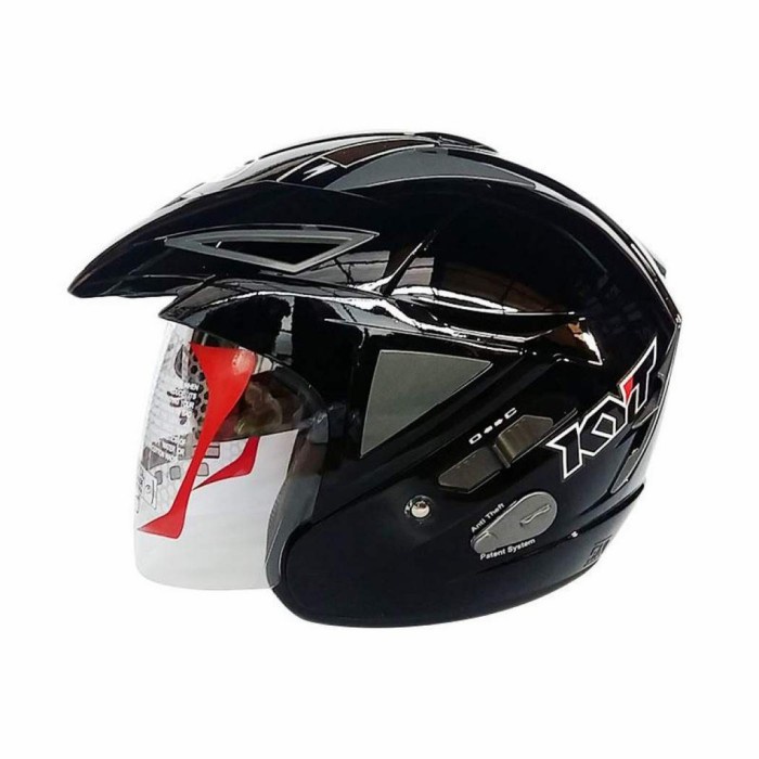 Helm Kyt Scorpion King R Solid Black Gloss