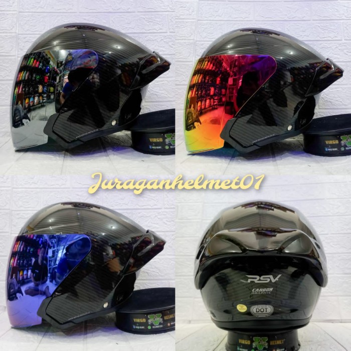 Helm Rsv New Windtail Carbon Paket Ganteng