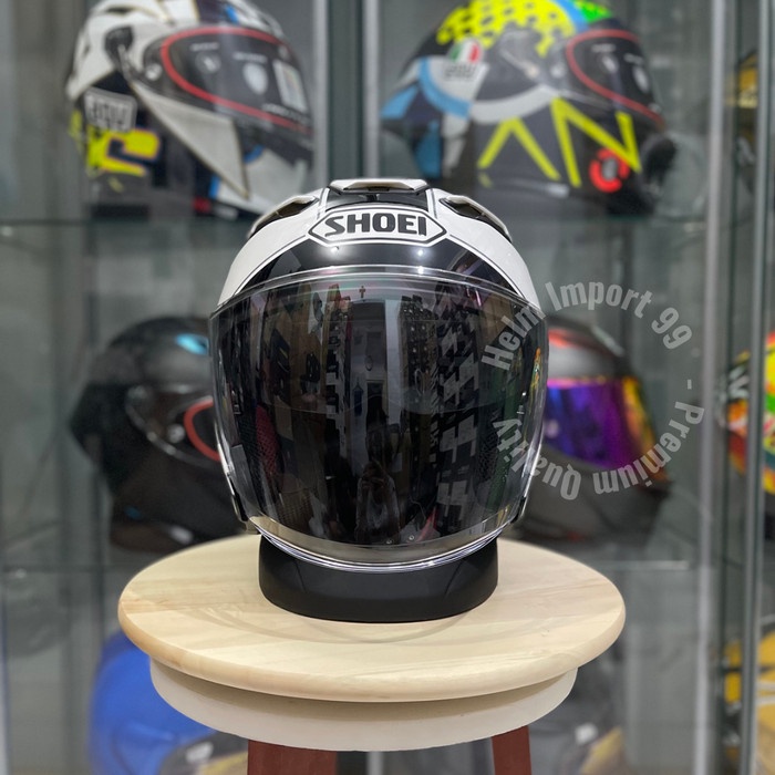 Helm Shoei J Cruise 2 Putih Abu-Abu 1:1 Half Face Kualitas Premium