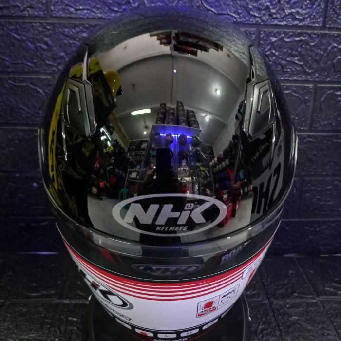 Nhk Helm S1 Gp Pro Solid Black Double Visor S1 Gp Pro