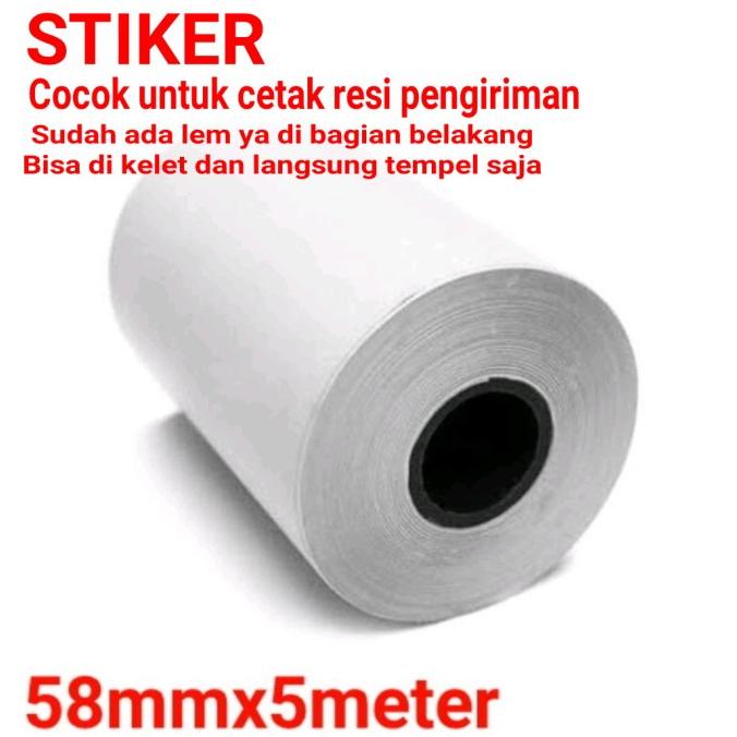 

Kertas Printer Thermal Stiker 58Mm