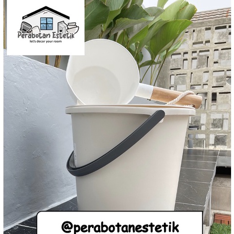 ¯ Ember IUIGA / Ember Putih IUIGA / Ember Putih / Ember Estetik / Ember Putih Minimalis Monokrom Aes